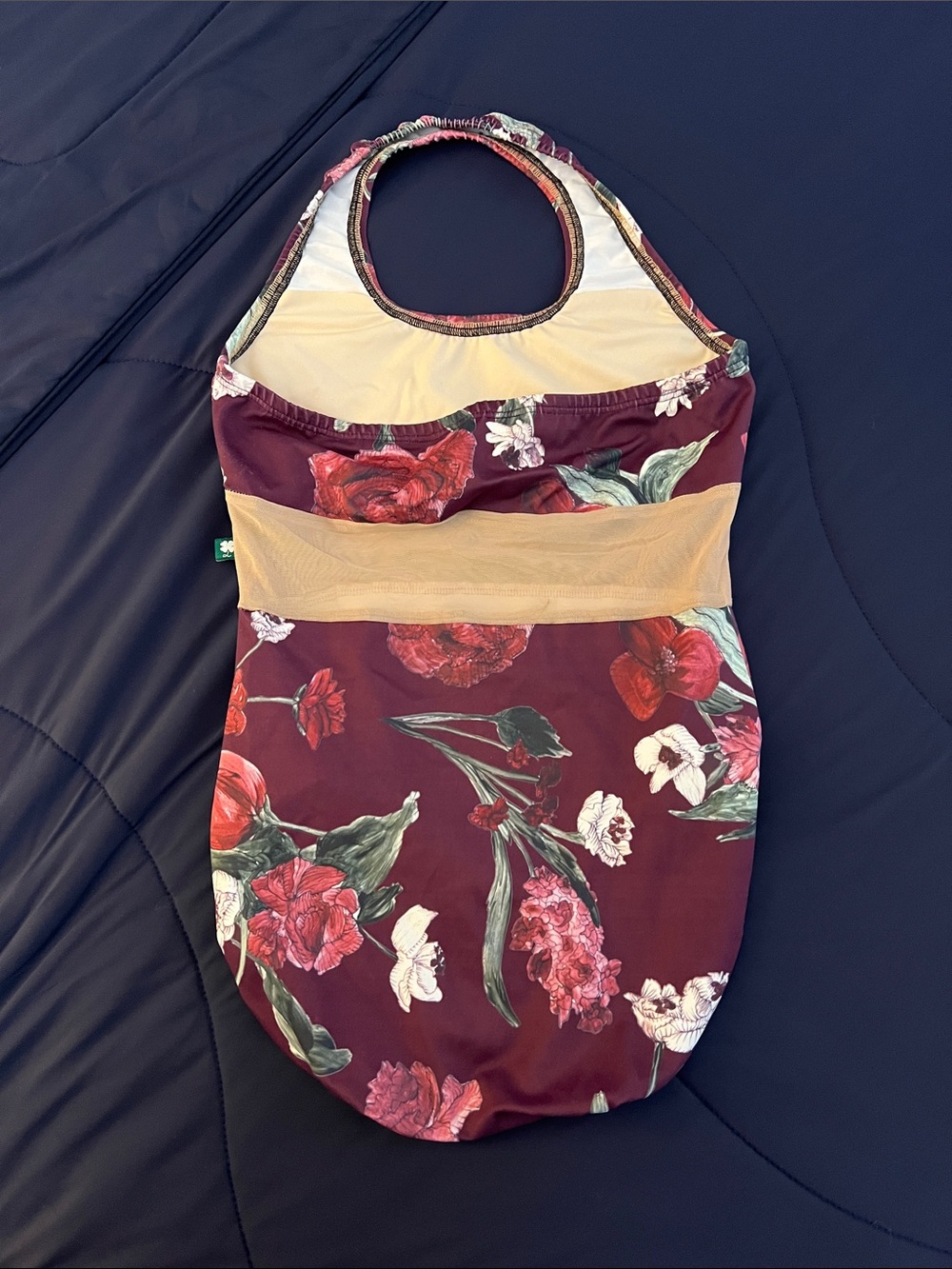 Luckyleo Floral Halter leotard - Picture 2 of 2